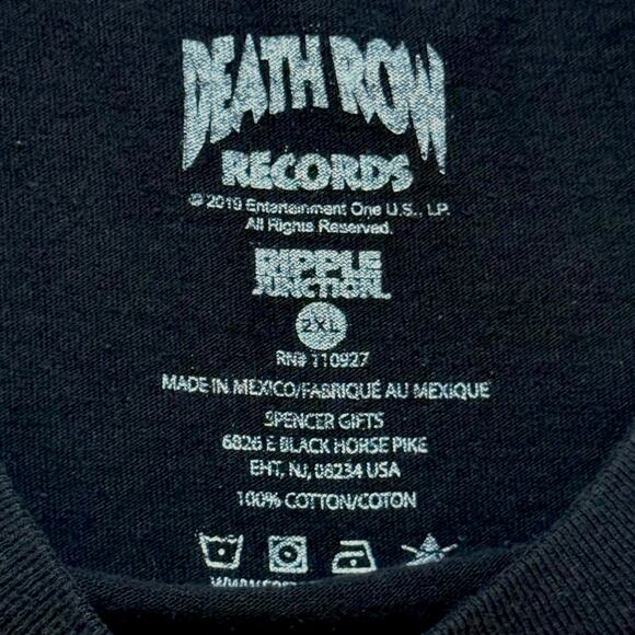 Death Row Records T-Shirt Mens Black Logo Graphic Print Short Sleeve Tee Sz 2XL - Picture 4 of 5